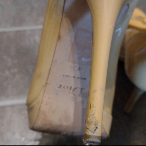 Christian Dior nude beige platform pump size 40.5 - Picture 5 of 7